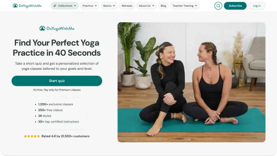 DoYogaWithMe case study preview